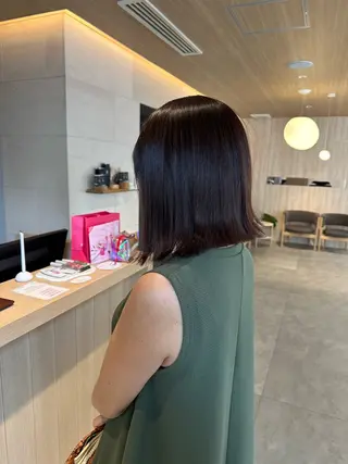 ミディアム 大島 希美のヘアスタイル