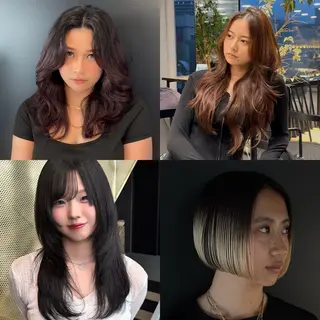 セミロング LANVERY所属・海外風レイヤーカット Haruのヘアスタイル