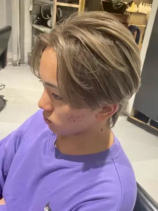 ミディアム カラー メンズ 🔥メンズ専門🔥 塩拓巳のヘアスタイル