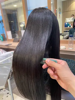 ロング 髪質改善・縮毛矯正 Taijuのヘアスタイル