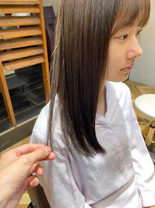 ミディアム 美髪改善・ブリーチ tadasuke⭐️のヘアスタイル