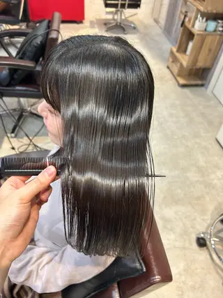 ミディアム カラー CURIO/南船場 /RIN💈🍎のヘアスタイル