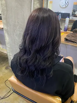 ロング カラー ブリーチカラーと、髪 質改善。HARUKAのヘアスタイル