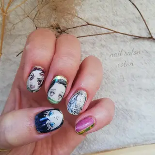ネイル 🥀ネイルサロン cotonコトン🥀のネイルデザイン