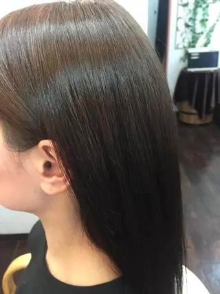 ロング パーマ 桧山 真のヘアスタイル