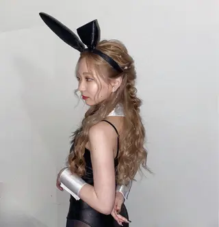 ロング ヘアアレンジ KANA カナのマツエク・マツパデザイン