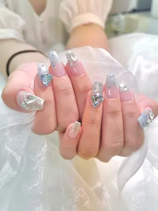 ネイル 【大垣ネイル】 ゆうか🩵のネイルデザイン