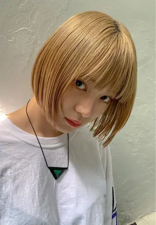 ショート カラー yiye 青山所属・無料カットモデル募集 🌱ひょうがのヘアスタイル