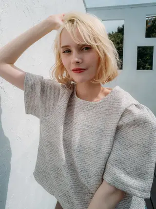 カラー 竹廣 春奈のヘアスタイル