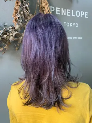 カラー 髪質改善ストレート/ ブリーチ／渋谷　福田のヘアスタイル