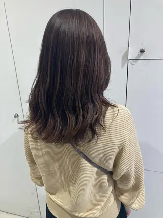 セミロング 透明感カラー🫧 nanohaのヘアスタイル