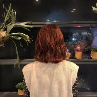 ミディアム カラー 菅原 彩加のヘアスタイル