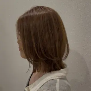 ミディアム 森本 聖菜のヘアスタイル