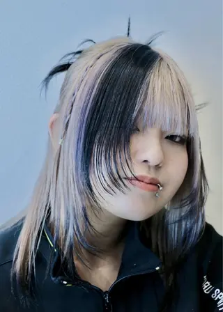 ミディアム ショート/レイヤー/ ボブ/安本和史のヘアスタイル