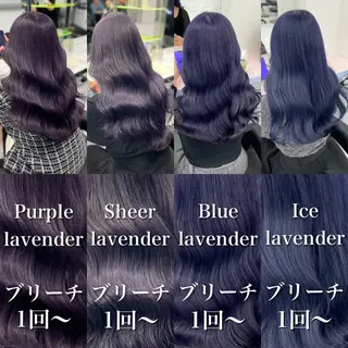 ロング カラー ヘアアレンジ レイヤー×透明感カラ ーHAYATOのヘアスタイル