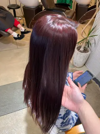 ロング ボヌールソレイユ所属・☁️彦坂唯有/ 透明感カラー☁️のヘアスタイル