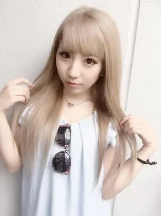 ロング カラー 💎JADE GRACE💎のヘアスタイル