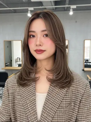 ロング 似合わせボブ✖️ 韓国レイヤー✨小関のヘアスタイル