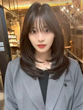 セミロング MINX GINZA所属・メンズカット/ パーマ/安田憲哉のヘアスタイル