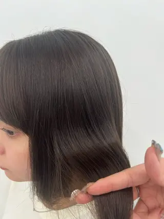 ロング カラー パーマ ヘアアレンジ メンズ キッズ ♥️韓国ヘア レイヤー♥️ゆりのヘアスタイル