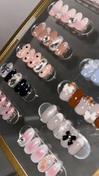 ネイル 韓国ネイル/ワンホン ネイル🎀表参道3分のネイルデザイン