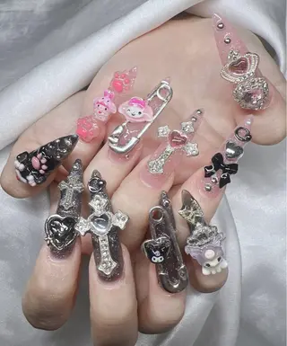 ネイル Lee Nails チップ長さだし専門店のネイルデザイン
