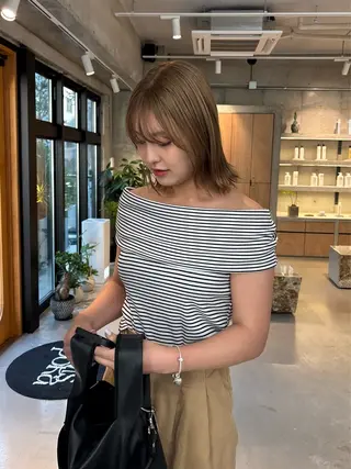 ショート リナ/名古屋/矢場町 カットモデルのヘアスタイル