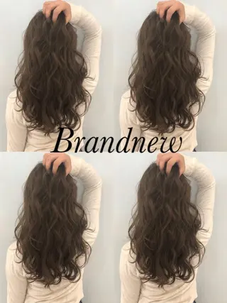 セミロング カラー パーマ asteria所属・🌟 asteria アステリア🌟のマツエク・マツパデザイン