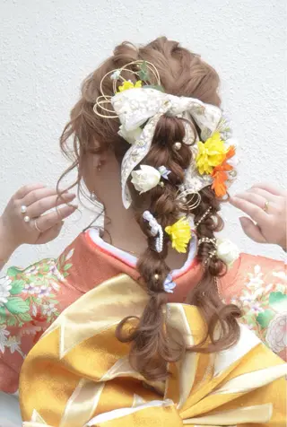 ロング ヘアアレンジ 🌷MAYU 🌷のヘアスタイル