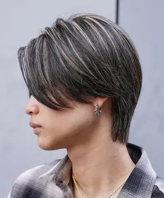 メンズ 暖色カラー/レイヤー カット☁️MEI☁️のヘアスタイル