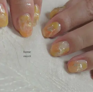 ショート ショートネイル. Home sweetのネイルデザイン