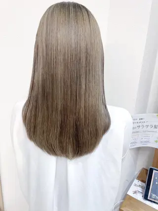 ロング カラー ケアブリーチ /髪質 改善/古橋圭史郎のヘアスタイル