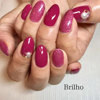 ミディアム Brilho SERIHOのネイルデザイン