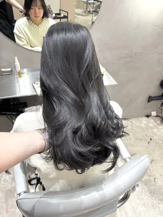 ロング コトネ🫧 韓国風レイヤーカットのヘアスタイル