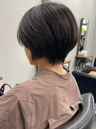 ショート CHORD 四条河原町駅店　髪質改善&韓国風&ハイトーンカラー所属・けいと髪質改善 全年齢リピート多数のヘアスタイル