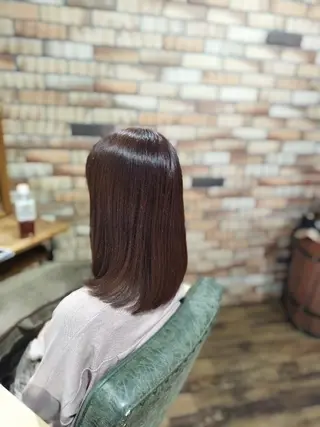 セミロング カラー 北林 弘展のヘアスタイル