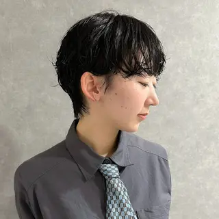 ショート パーマ ショートオタク ❣️Genkiのヘアスタイル