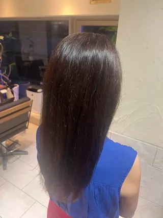 ロング カラー Aina🩶 艶カラー🩶のヘアスタイル