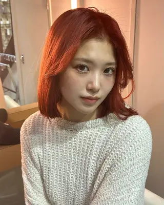 カラー レイヤー/マツエク 💋𝑨𝑵𝑵𝑨のヘアスタイル