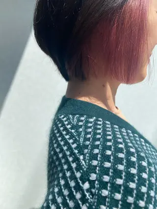 ショート ENIEN MAKE'S 立川所属・綾/ベージュカラー /パーマ🩰のヘアスタイル