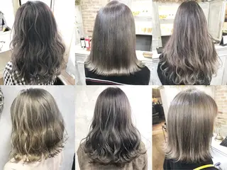 セミロング カラー ヘアアレンジ 遠藤 拓馬のヘアスタイル