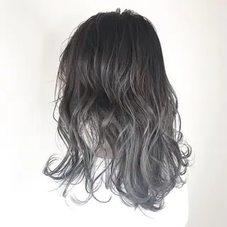 セミロング カラー Lien 深井店のヘアスタイル