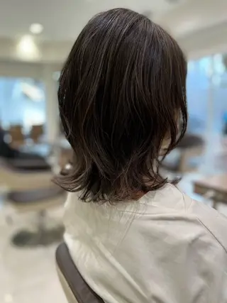 ミディアム カラー 店長/髪質改善 小早川周大のヘアスタイル