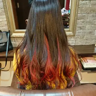 ロング カラー 美髪 カラーリストのヘアスタイル