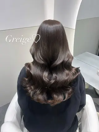 セミロング カラー 🩷韓国ヘア/ヨシン モリ🩷Maikaのヘアスタイル