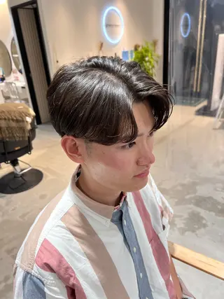 ミディアム パーマ メンズ メンズカットパーマ ✂️ JOYAのヘアスタイル