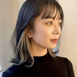 ミディアム AMNESIA 三軒茶屋所属・【髪質改善専門】 渡邊祥希のヘアスタイル