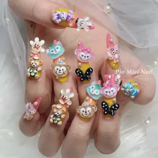 ネイル HANA 長さだしのネイルデザイン