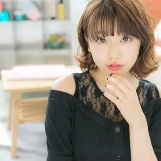 ミディアム 松戸　レイヤーカット 野口　康太郎のヘアスタイル