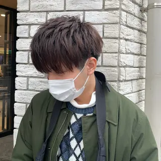 ショート メンズ 艶カラー/暖色カラー /透明感/ryutoのヘアスタイル